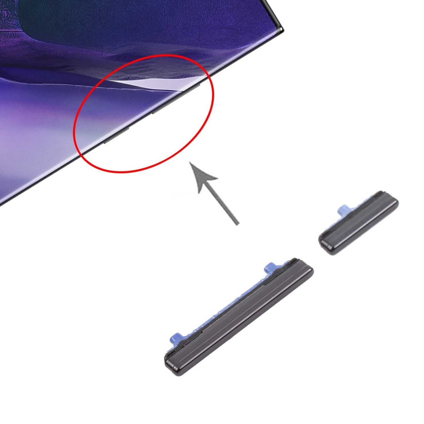 Samsung Note 20 Ultra Power/Volume Side Outer Buttons Replacement