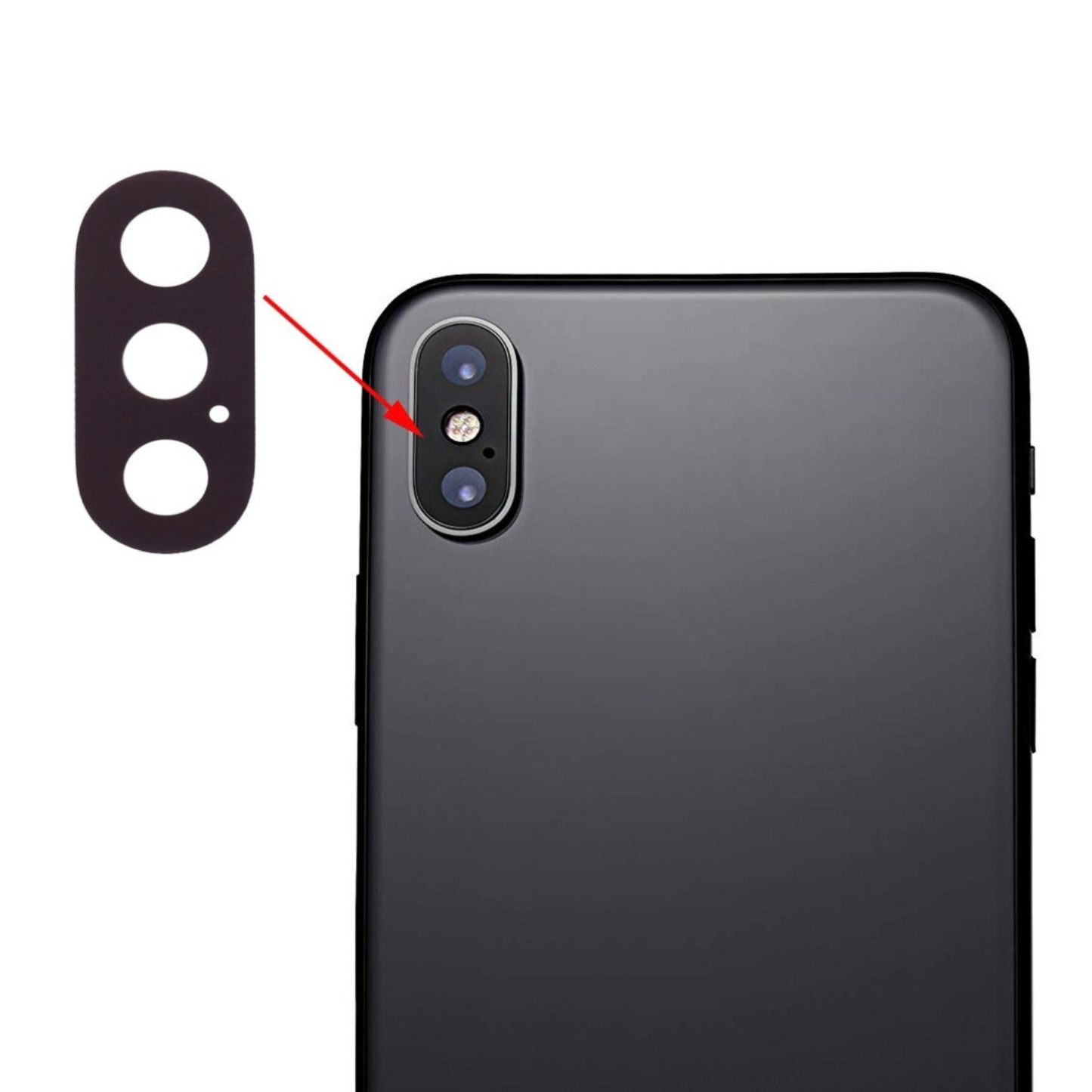iphone X Back Camer Glass Replacement