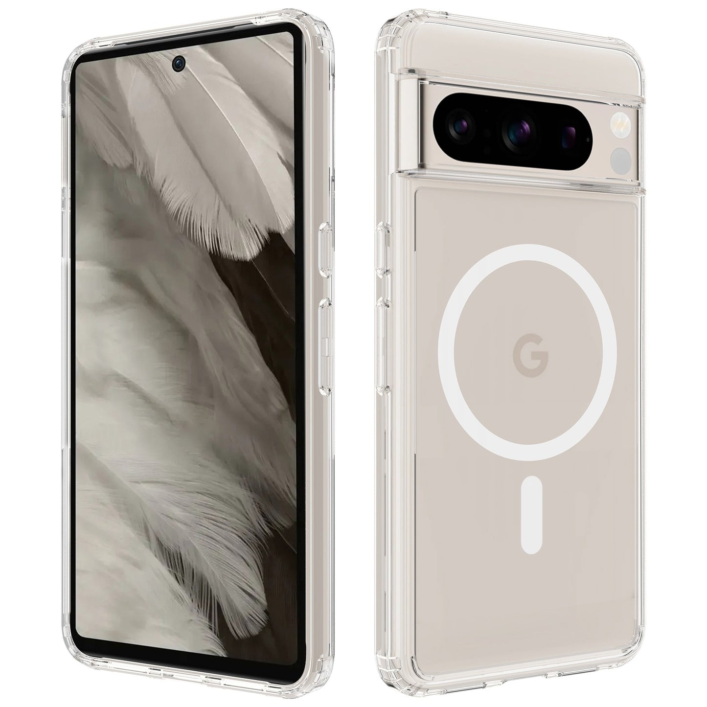 Google pixel MagSafe Transparent Back Cover