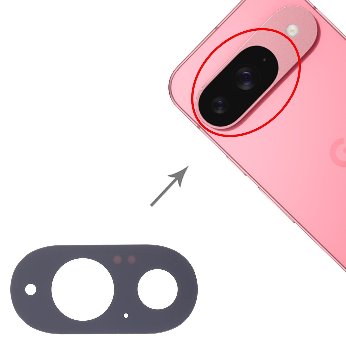 Google Pixel 9 Back Camer Glass Replacement