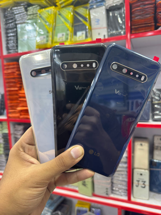 LG V60 Original Back Glass With Camera Lens Replacement