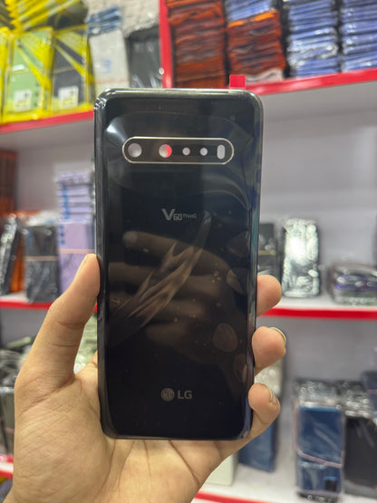 LG V60 Original Back Glass With Camera Lens Replacement