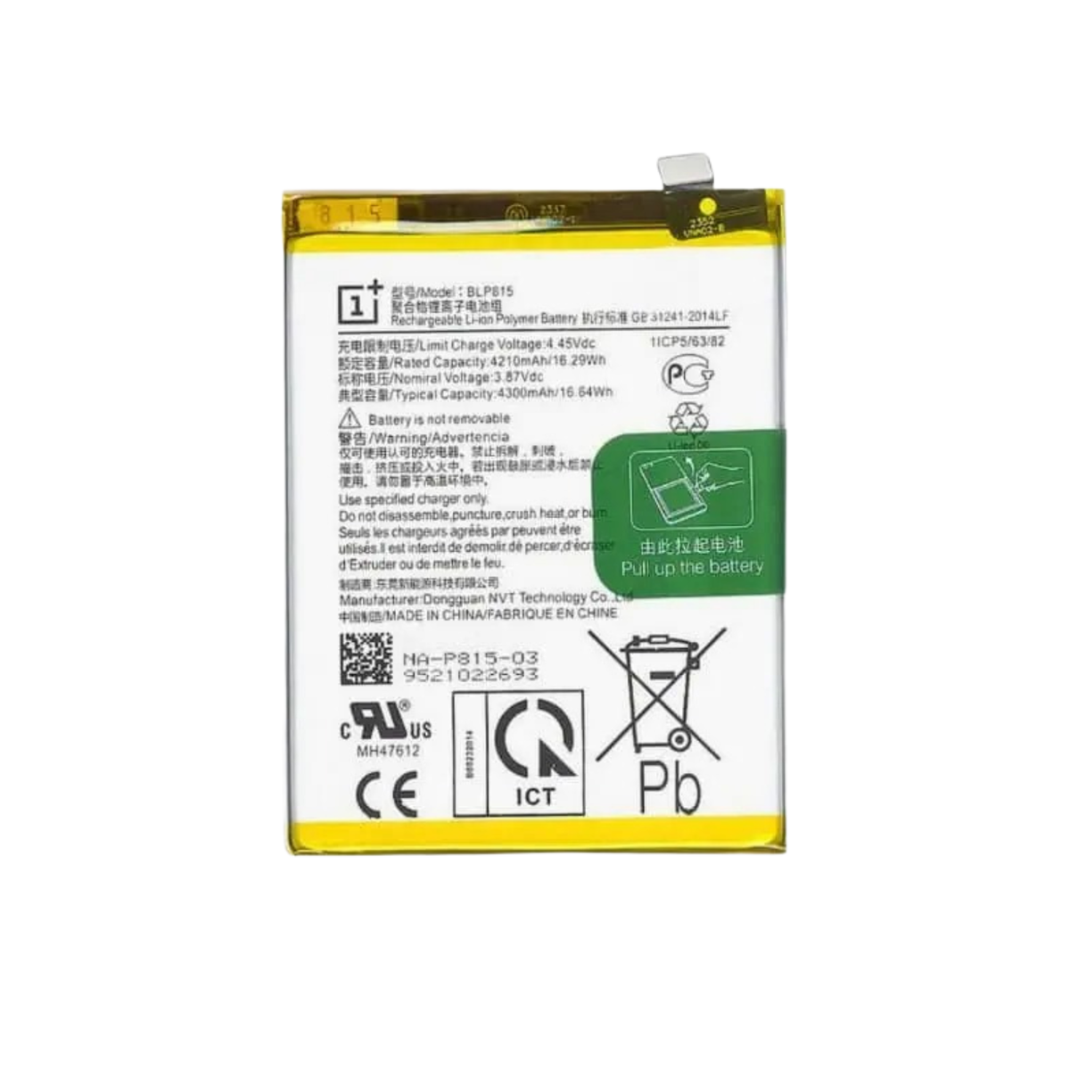Oneplus N10 5g Original Battery Replacement