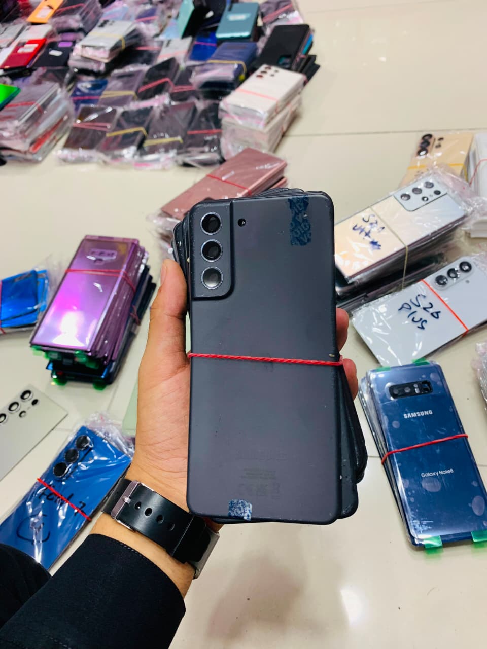 Samsung s21 Fe Original Pull Out Back Glass Replacement