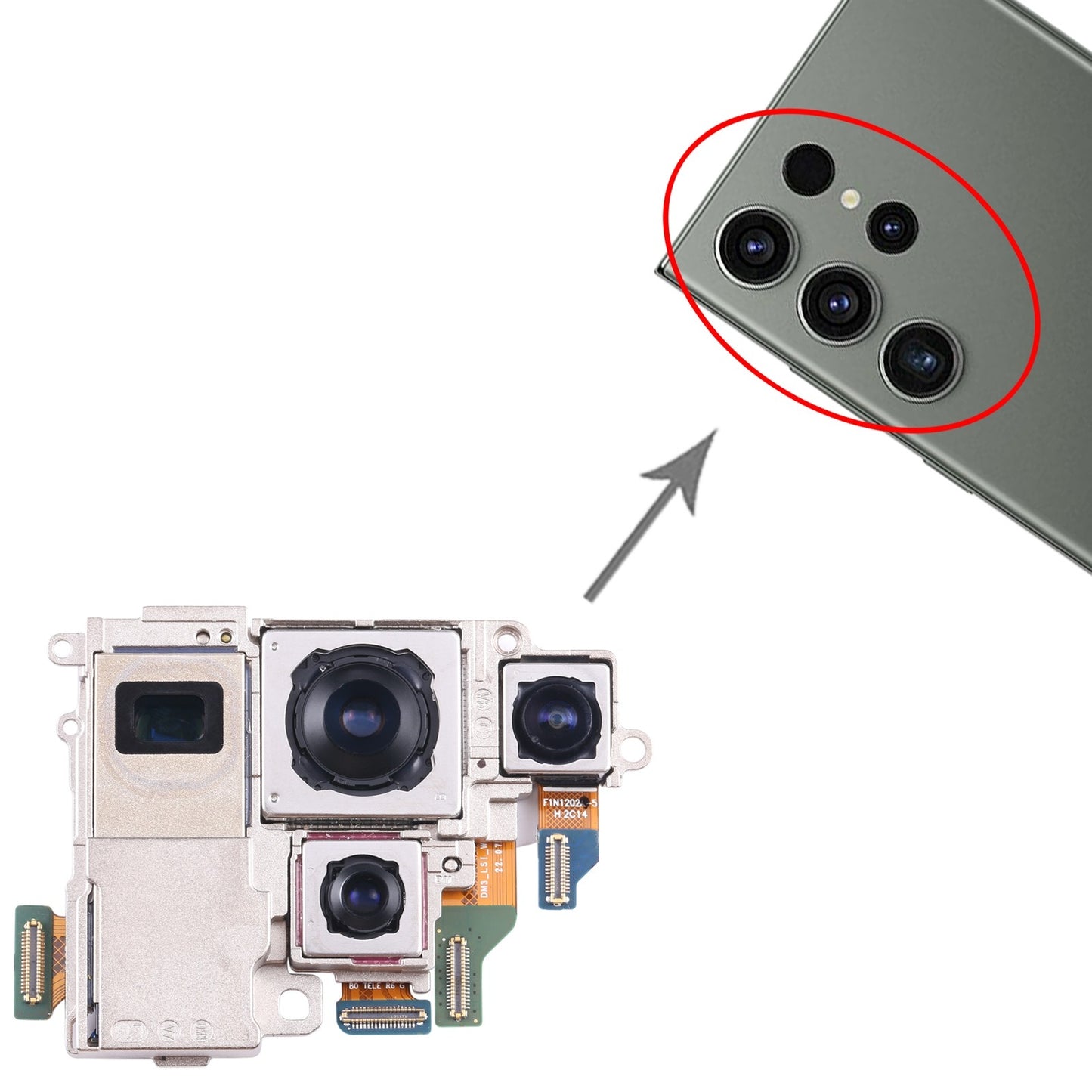 Samsung s23 ultra original back camera pair replacement