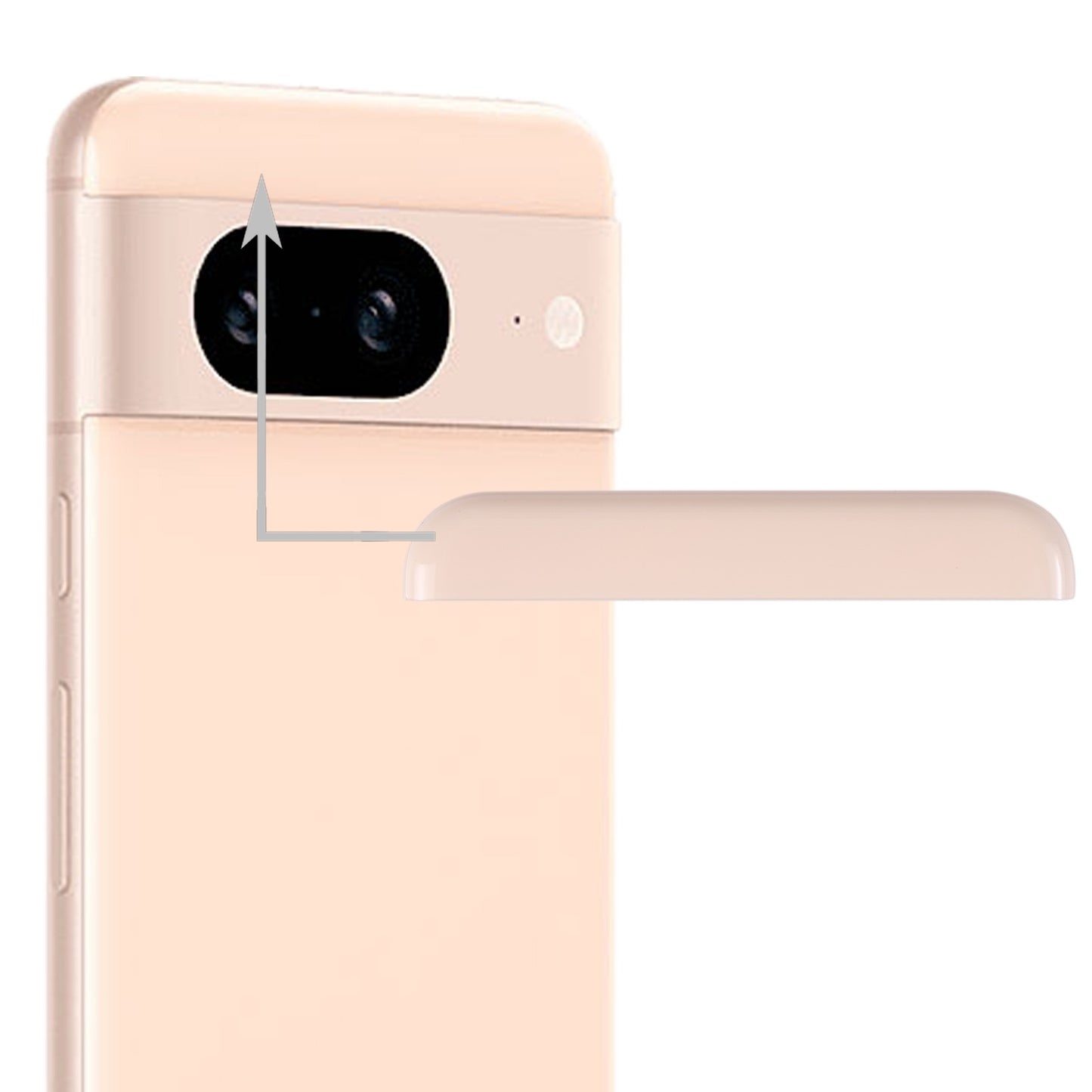 Google Pixel 8 Top Glass Upper Bracket Replacement