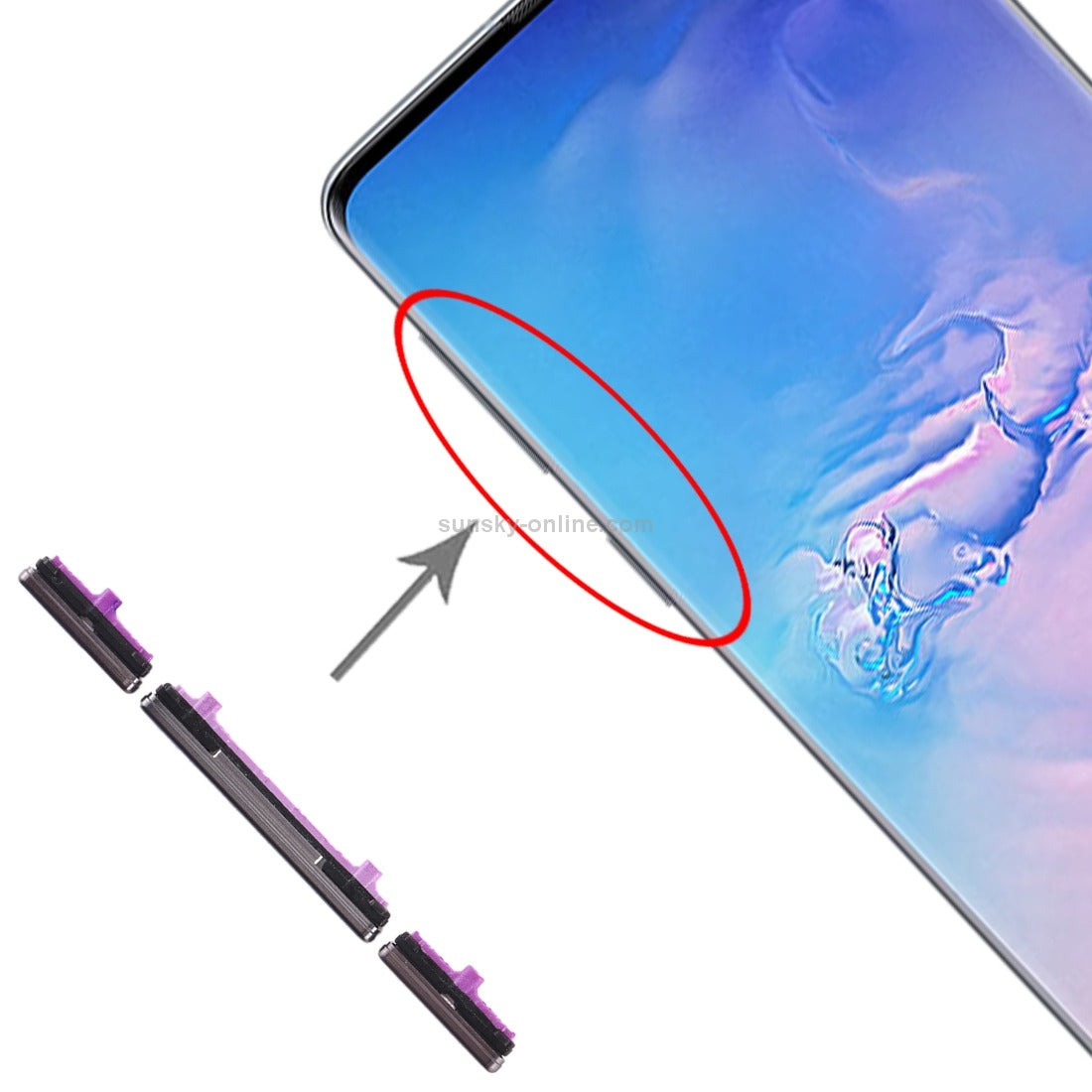 samsung s10 side buttons power volume button , samsung s10 outer buttons