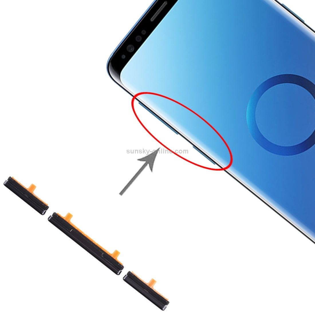 samsung s9 side buttons power volume keys , samsung s9 outer buttons