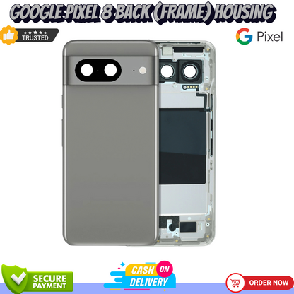 Google Pixel 8 Original Back Body Housing Back Battery Cover , Complete casing , Back Frame