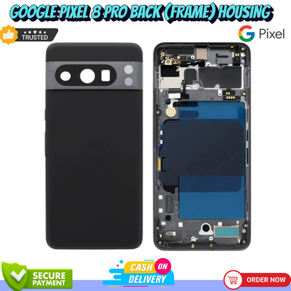 Google Pixel 8 pro Original Housing Back Battery Cover , Google Pixel 8 Pro Casing , Back Frame