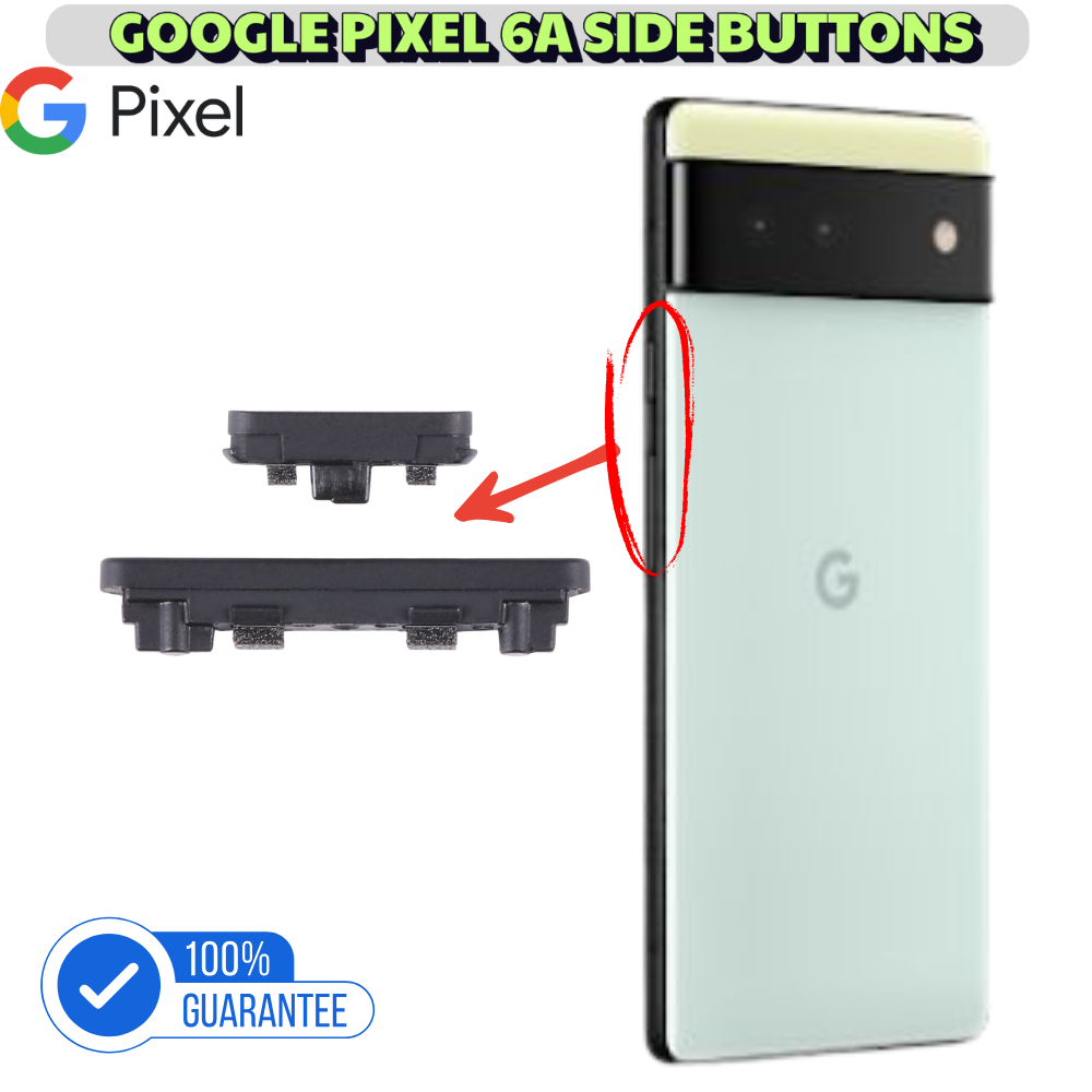 Google Pixel 6a Power Volume Button , Side Buttons , Side Keys , On Off Button