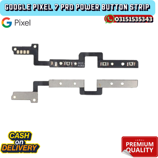 Google Pixel 7 Pro power and volume strip on off flex button
