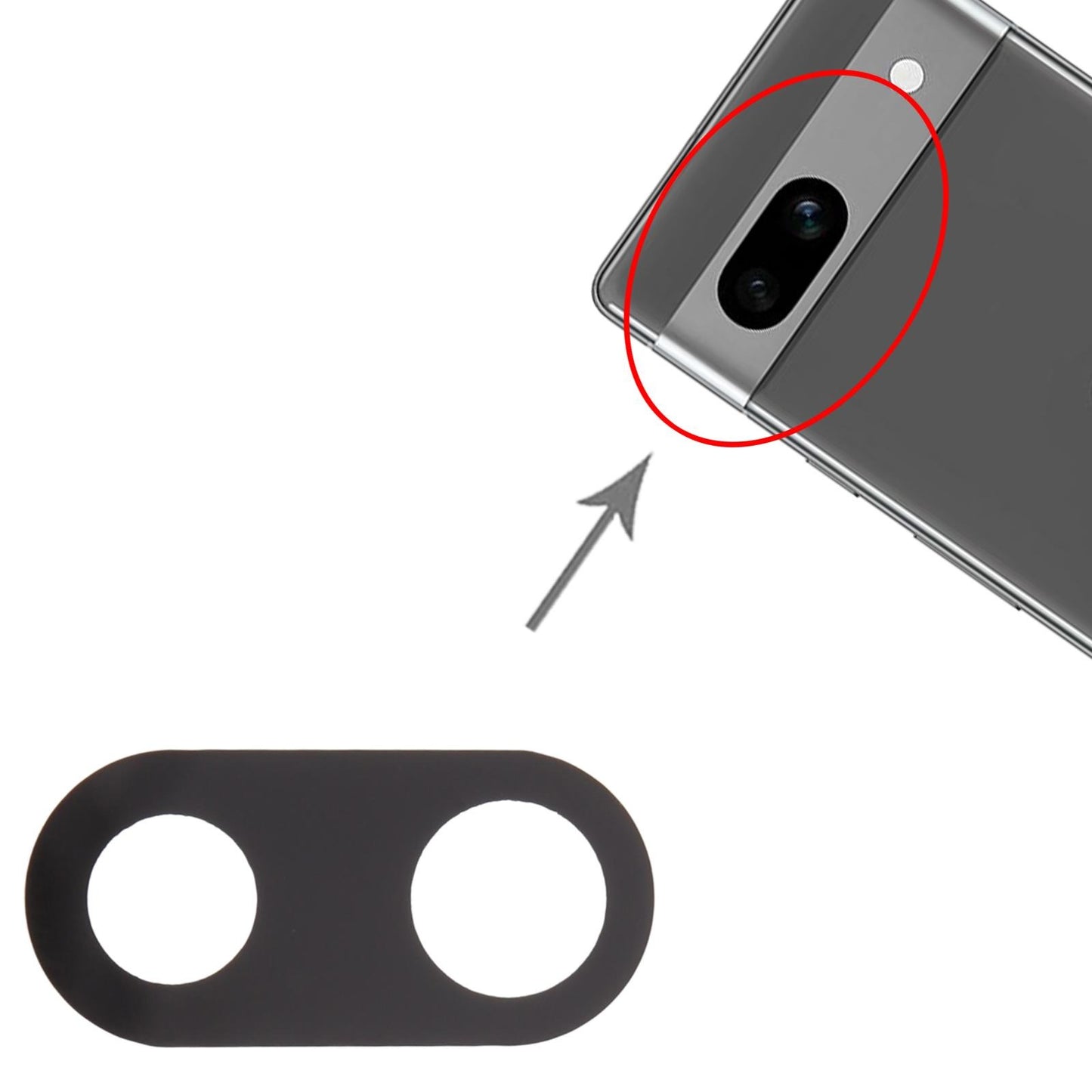 Google Pixel 7a Back Camera Glass Replaceemnt