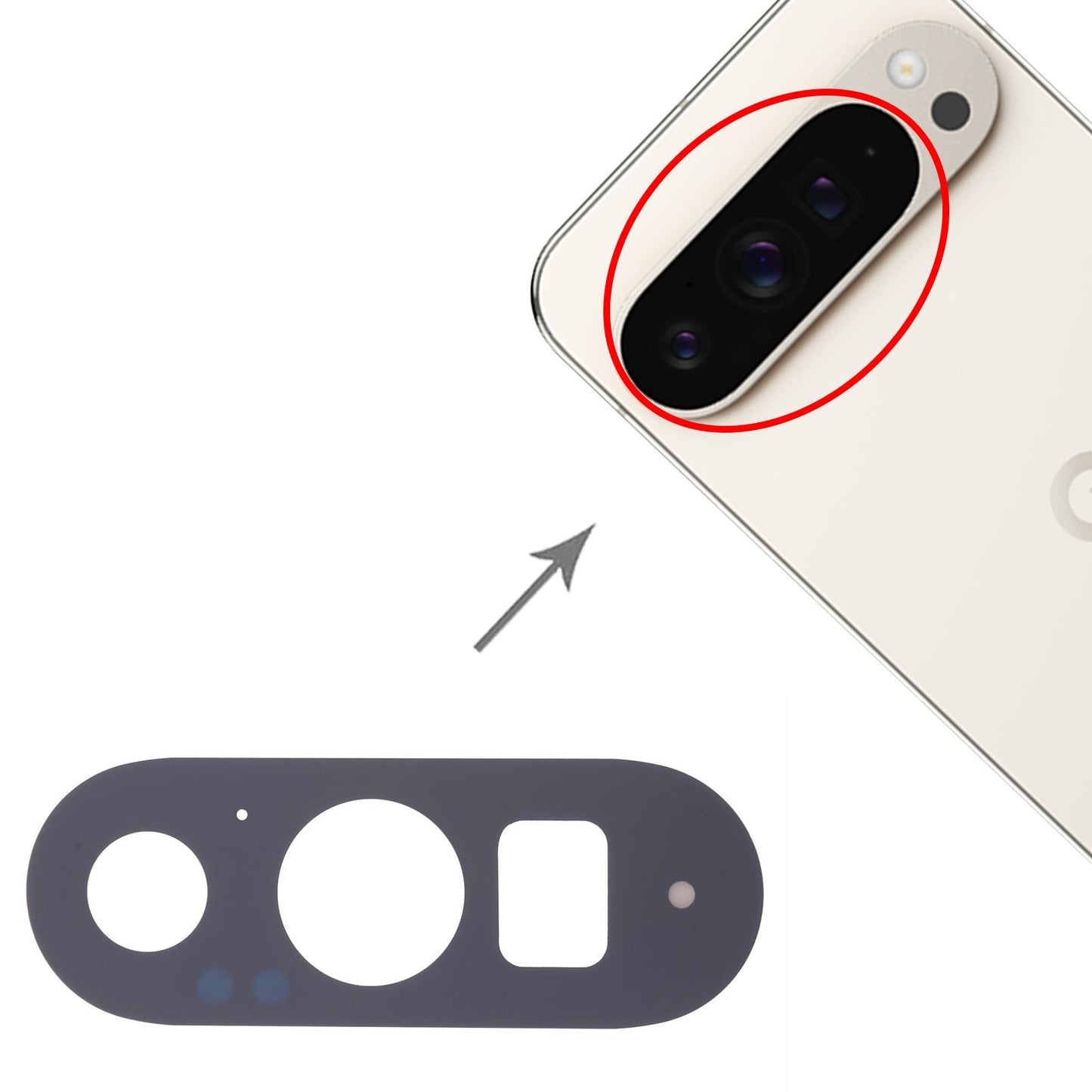 Google Pixel 9 Pro Back Camera Glass Replacement