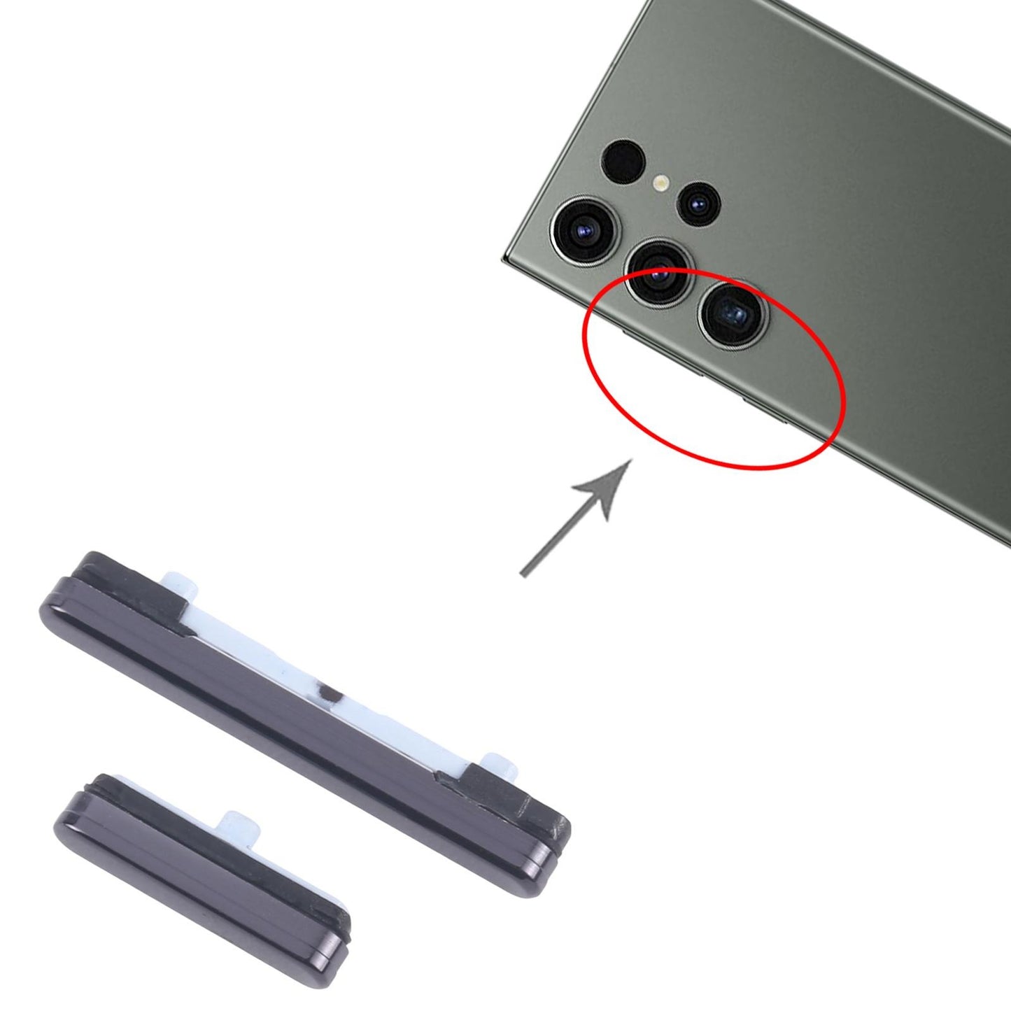 Samsung S23 Ultra Power/Volume Side Outer Buttons Replacement